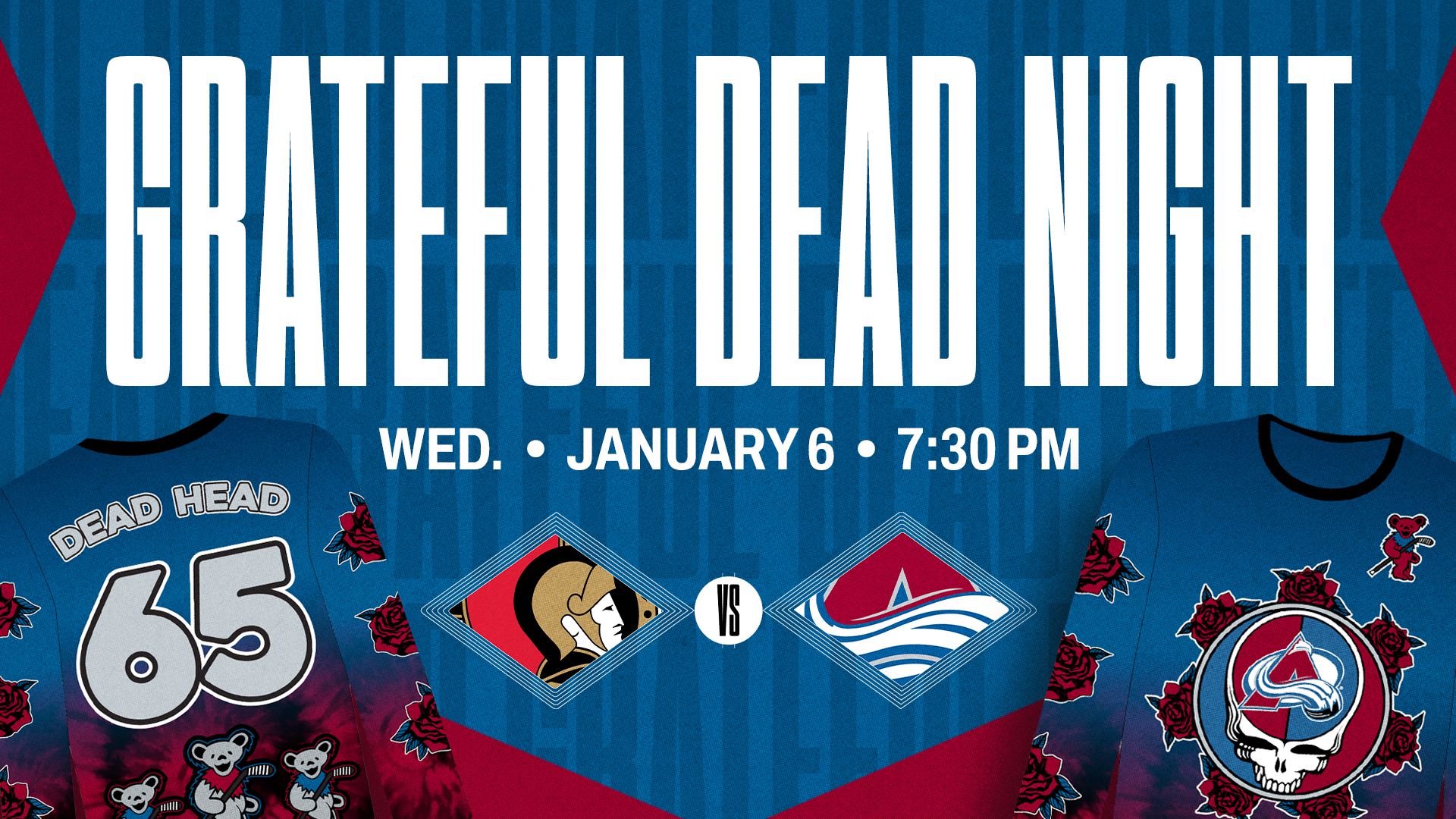 Grateful Dead Night - Colorado Avalanche vs. Ottawa